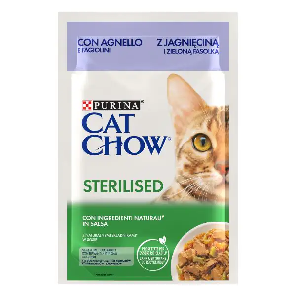 Purina Cat Chow Sterilised cibo umido per Gatti 85 gr
