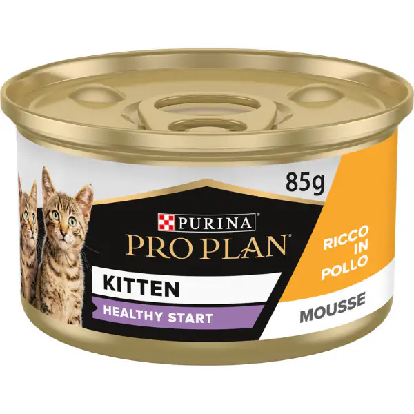 Purina Pro Plan Baby Kitten Healthy Start Umido Gatti Mousse Pollo 85 g
