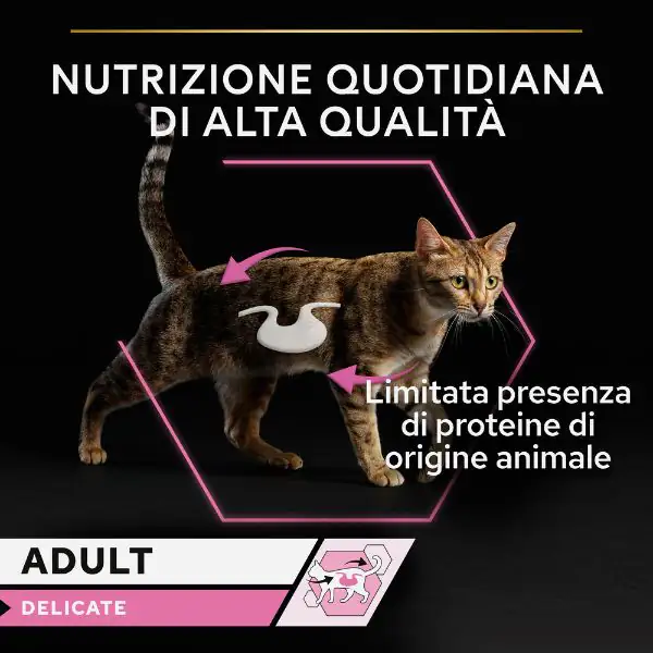 Purina Pro Plan Cat Adult Delicate Digestion in salsa Multipack 10x85g
