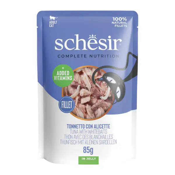 Schesir Cat Soft Adult filetti in gelatina alimento completo bustine 85 gr