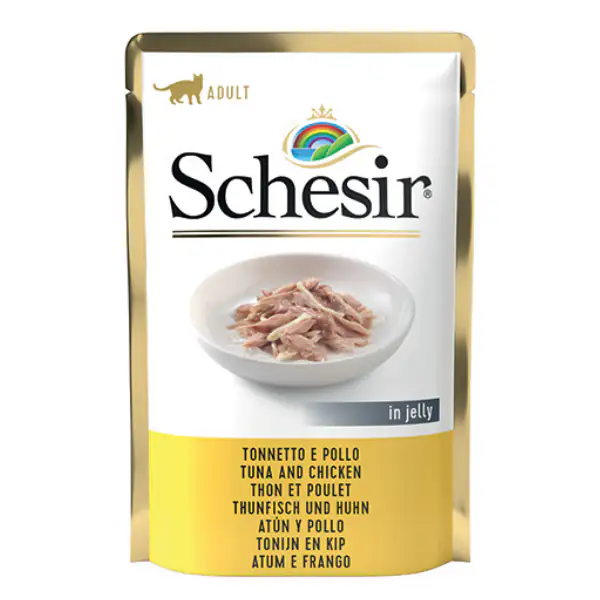 Schesir Cat Soft Adult filetti in gelatina alimento completo bustine 85 gr
