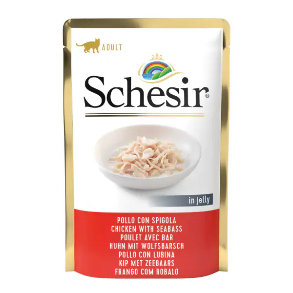 Schesir Cat Soft Adult filetti in gelatina alimento completo bustine 85 gr