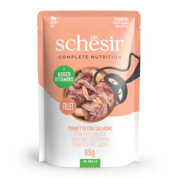 Schesir Cat Soft Adult filetti in gelatina alimento completo bustine 85 gr