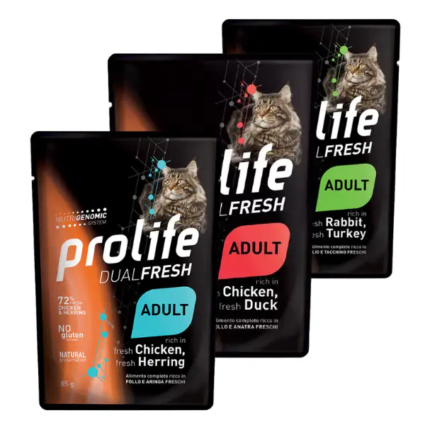 Prolife Dual Fresh Gatto Adult Bustine 85 gr