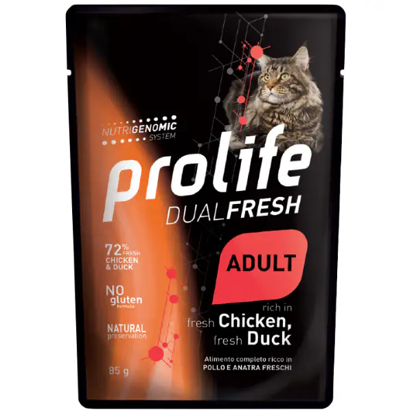Prolife Dual Fresh Gatto Adult Bustine 85 gr