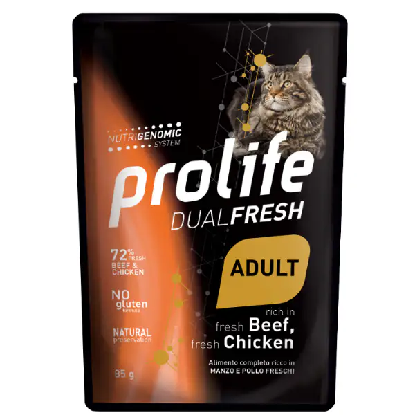 Prolife Dual Fresh Gatto Adult Bustine 85 gr