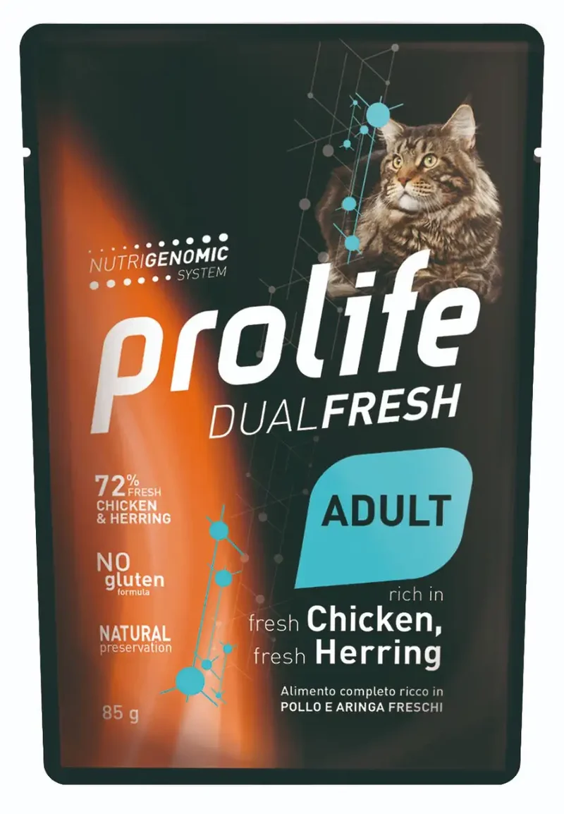 Prolife Dual Fresh Gatto Adult Bustine 85 gr
