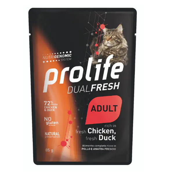 Prolife Dual Fresh Gatto Adult Bustine 85 gr