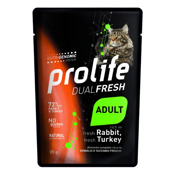 Prolife Dual Fresh Gatto Adult Bustine 85 gr