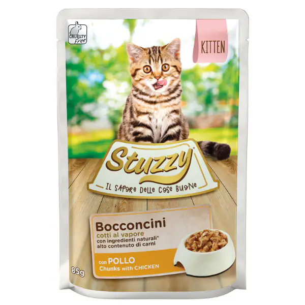 Stuzzy Cat Bocconcini Kitten cotti al vapore 85 gr