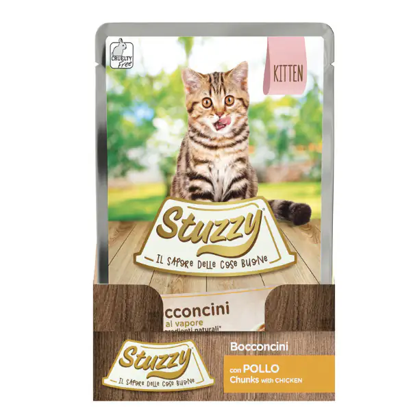 Stuzzy Cat Bocconcini Kitten cotti al vapore 85 gr