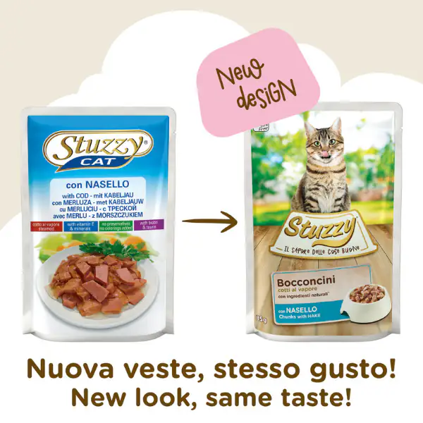 Stuzzy Cat Bocconcini cotti al vapore 85 gr