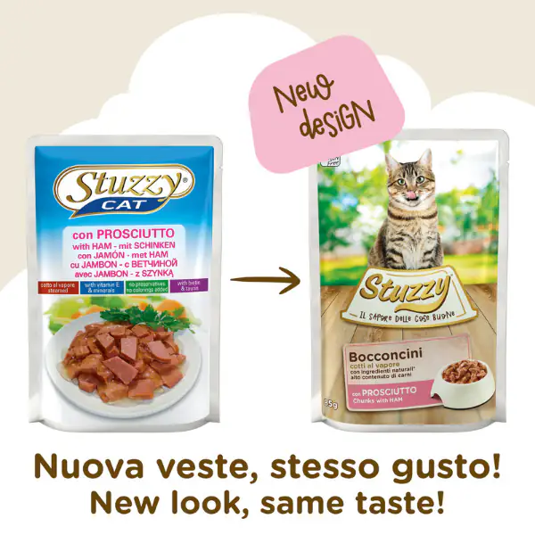 Stuzzy Cat Bocconcini cotti al vapore 85 gr