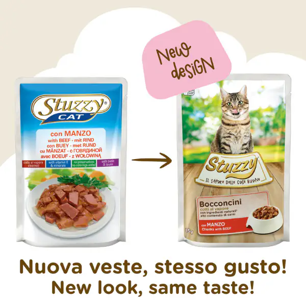 Stuzzy Cat Bocconcini cotti al vapore 85 gr