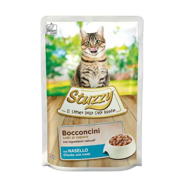 Stuzzy Cat Bocconcini cotti al vapore 85 gr