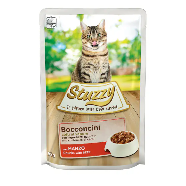 Stuzzy Cat Bocconcini cotti al vapore 85 gr