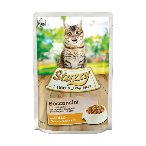 Stuzzy Cat Bocconcini cotti al vapore 85 gr