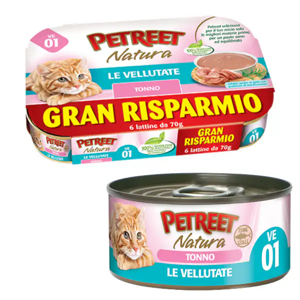 Petreet Vellutate Cat Maxi Scorta 6x70 gr