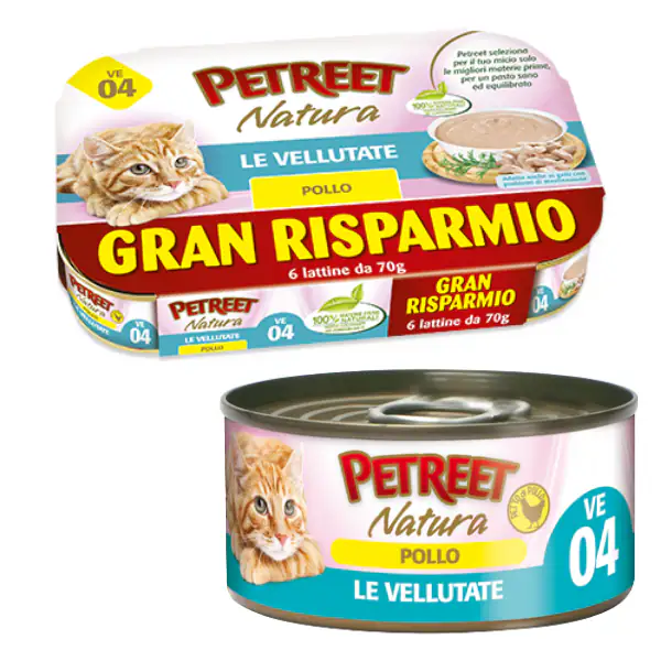 Petreet Vellutate Cat Maxi Scorta 6x70 gr
