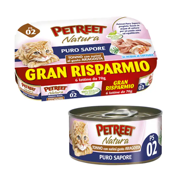 Petreet Natura Cat Maxi Scorta 6x70 gr