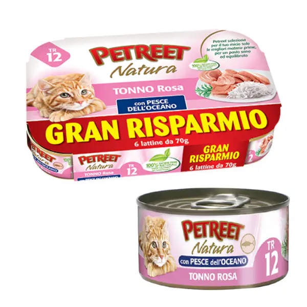 Petreet Natura Cat Maxi Scorta 6x70 gr