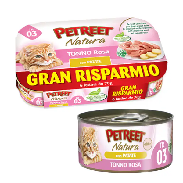Petreet Natura Cat Maxi Scorta 6x70 gr