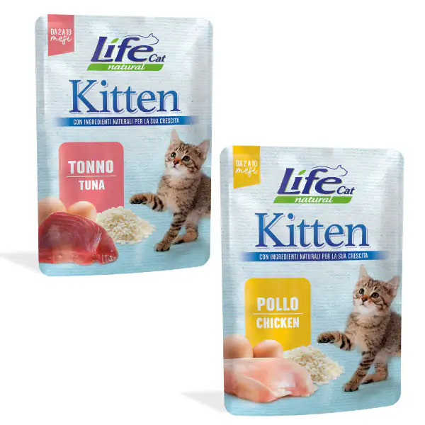 Life Cat Natural Bustine Kitten 70 gr