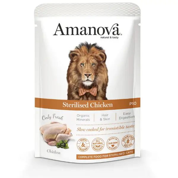 Amanova Cat Umido Sterilised Grain Free 85 gr