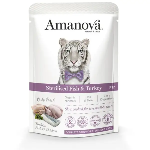 Amanova Cat Umido Sterilised Grain Free 85 gr
