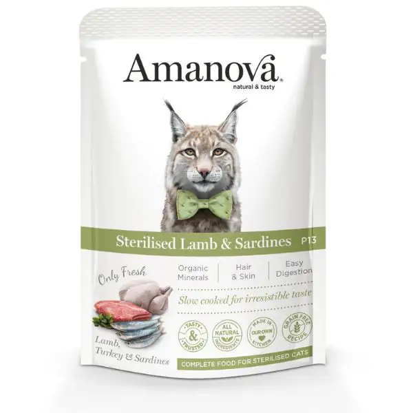 Amanova Cat Umido Sterilised Grain Free 85 gr