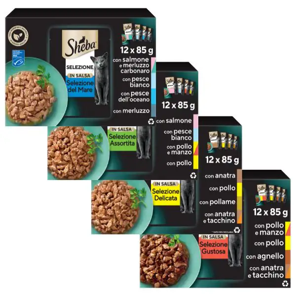 Sheba Selezione in salsa Multipack 12x85 gr