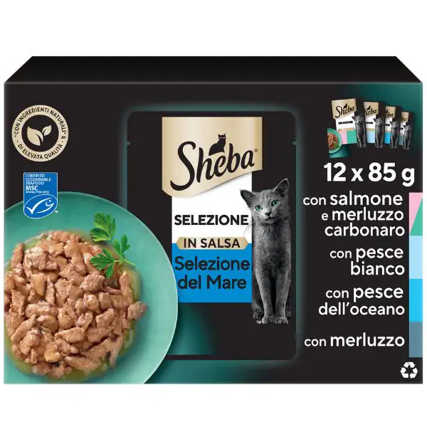 Sheba Selezione in salsa Multipack 12x85 gr