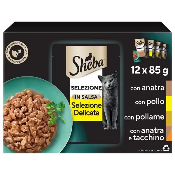 Sheba Selezione in salsa Multipack 12x85 gr