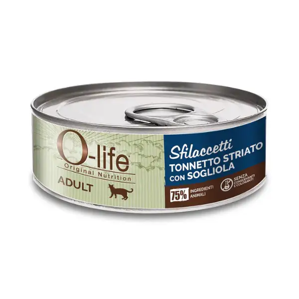 O-life Cat Adult Sfilaccetti 70 gr