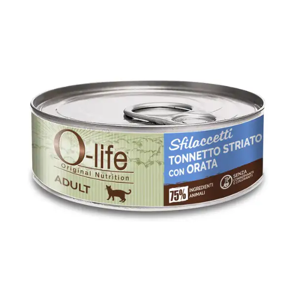 O-life Cat Adult Sfilaccetti 70 gr