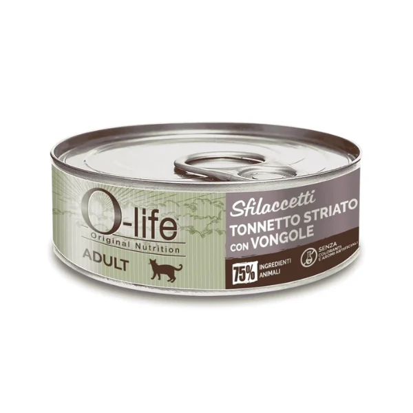 O-life Cat Adult Sfilaccetti 70 gr