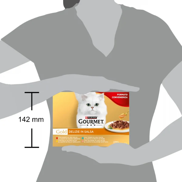 Purina Gourmet Gold Delizie in salsa Umido Gatto Multipack 24x85g