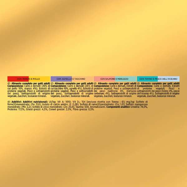 Purina Gourmet Gold Intrecci di Gusto Umido Gatto Multipack 24x85g