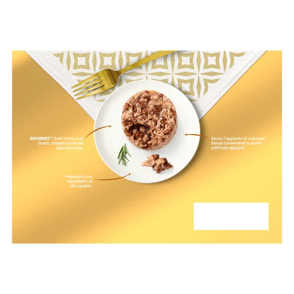 Purina Gourmet Gold Intrecci di Gusto Umido Gatto Multipack 24x85g