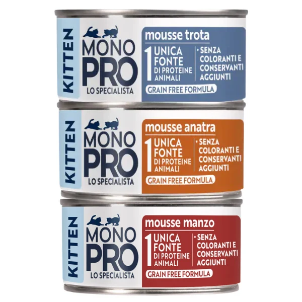 Monopro lo specialista Kitten grain Free Mousse 85 gr