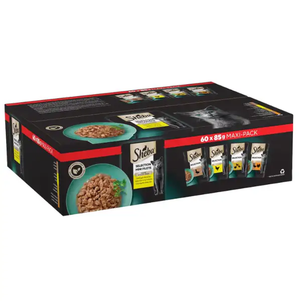 Sheba Delicatezze in salsa Selezione Delicata Multipack 60x85 gr