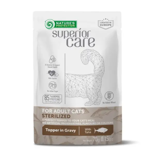 Nature’s Protection Superior Care Cat Adult Sterilised Alimento Complementare 70 gr
