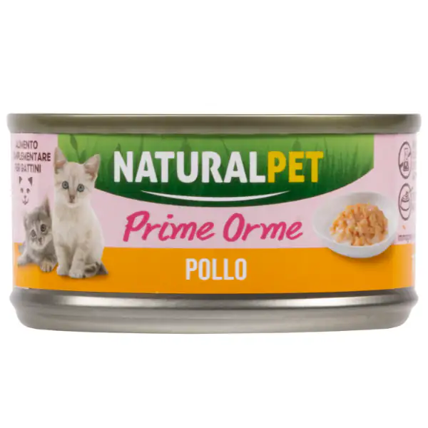 NaturalPet Prime Orme Kitten umido morbido 70 gr