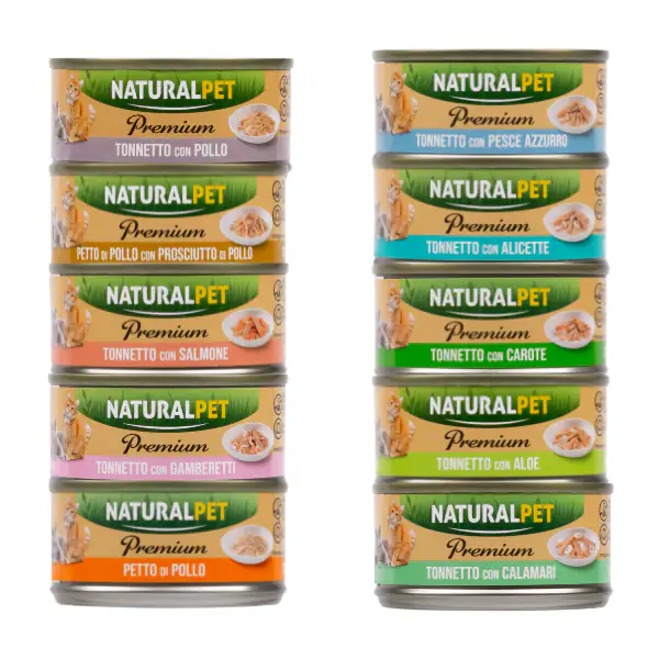 NaturalPet Premium Cat Adult umido in gelatina 70 gr