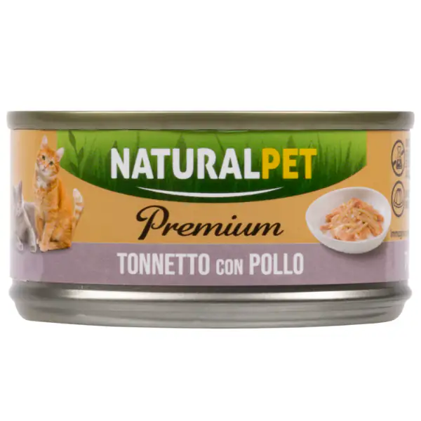 NaturalPet Premium Cat Adult umido in gelatina 70 gr