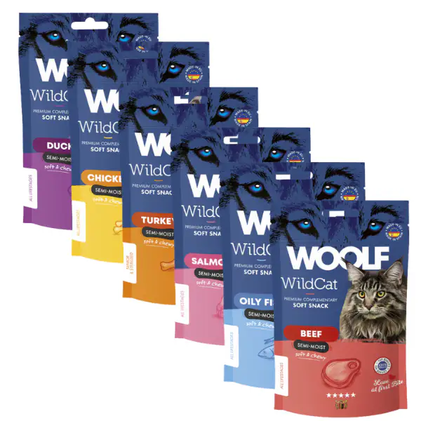 Woolf WIldCat snack per gatti 50 gr