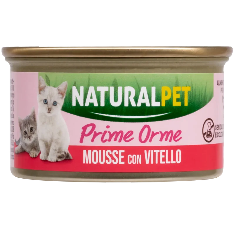 NaturalPet Kitten Prime Orme Mousse 85 gr