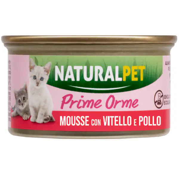 NaturalPet Kitten Prime Orme Mousse 85 gr