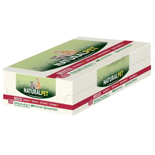 NaturalPet Cat Adult Mousse multipack 24x85 gr