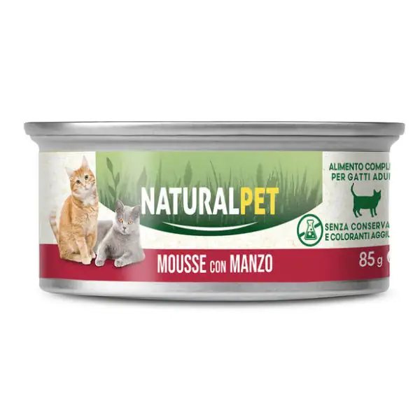 NaturalPet Cat Adult Mousse 85 gr